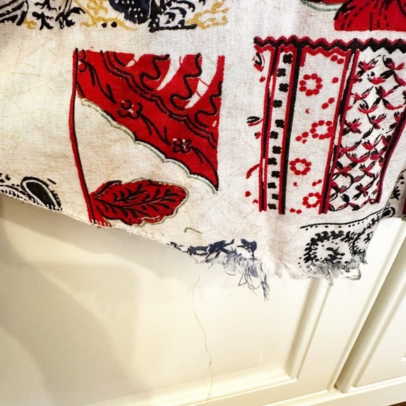 Vintage American Prior Westerns Pearl Snap Red Blue Mens Country Rodeo Shirt - Picture 7 of 13